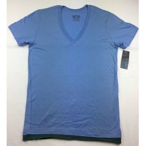 C-in2 Pop Color V-Neck T-Shirt Wink Blue S (C8)